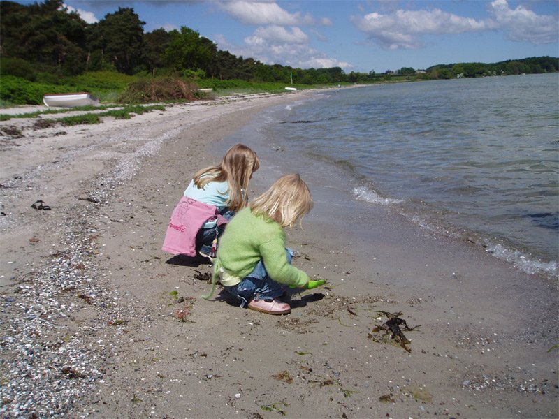 Brne og ldre venlig sandstrand 