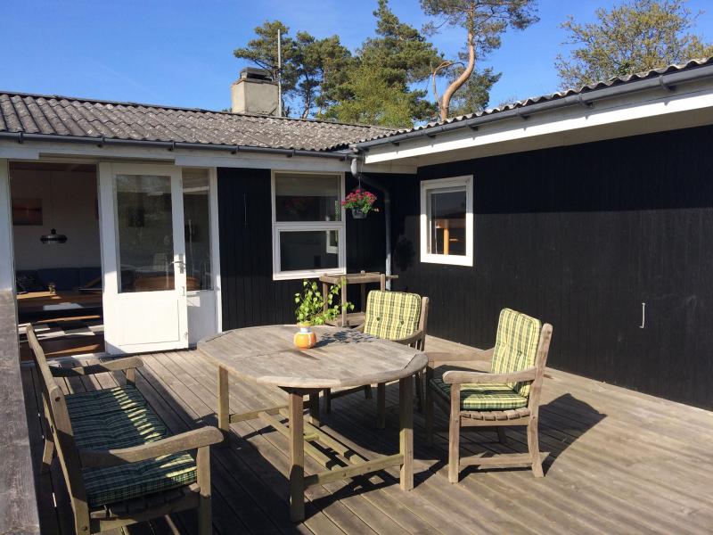 Stor, ugeneret trterrasse - fr sol fra bde syd og vest