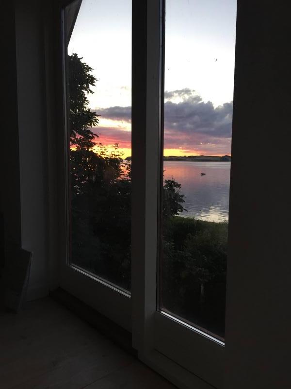 Solnedgang fra sovevrelset