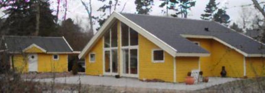 Nyere 12 pers. Sommerhus tt ved strand og skov