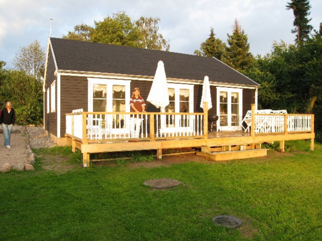 Hus med terrasseHouse with the deckHouse with the deck