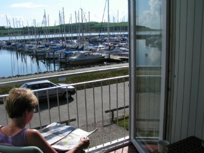 Attraktiv ferielejlighed med flot udsigt over Limfjorden og lystbdehavnen ved Lemvig Feriecenter