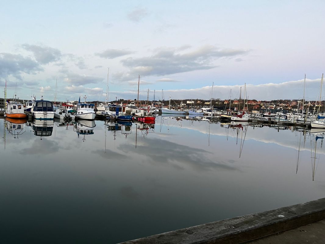 Ved havnen i Lemvig.