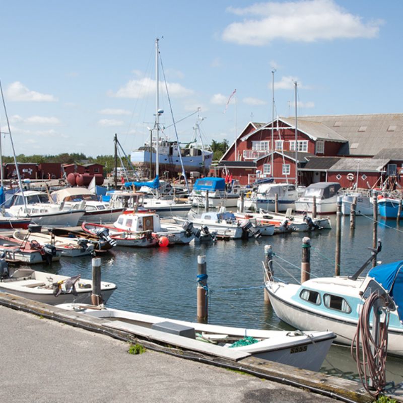 Havnen i lbk som er meget hyggelig.