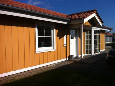 New cottage for 8 persons in Grsten 50m from bay, subtropical waterpark and wellness.