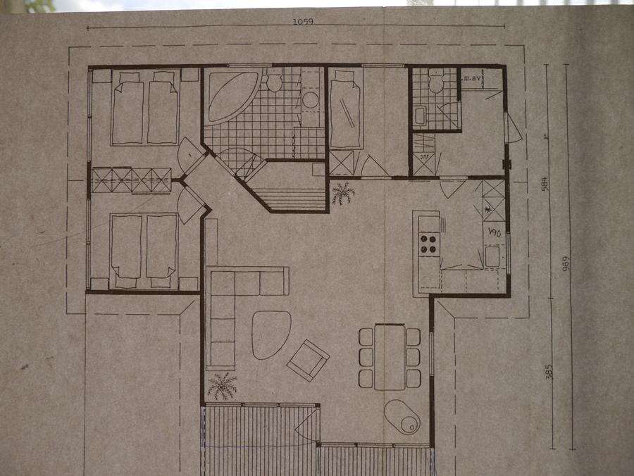 Grundplan over huset