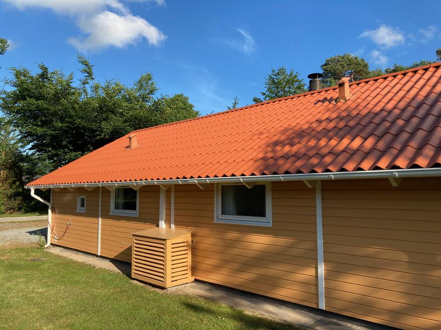 Nordsiden af huset