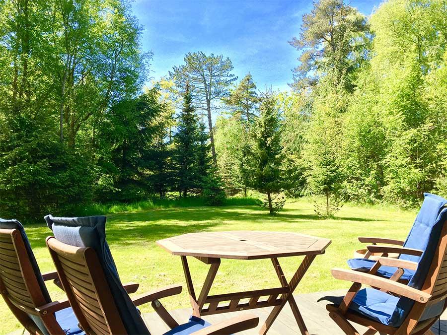 Terrasse ud til haven