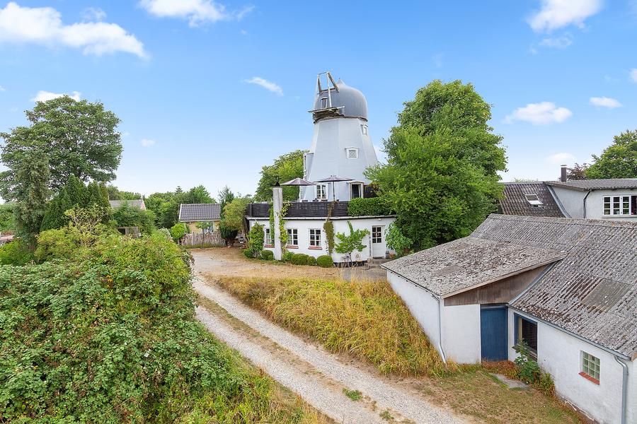 Schöne alte Mühle für 5-6 Personen auf Møn zu vermieten. Fibernet og wi-fi