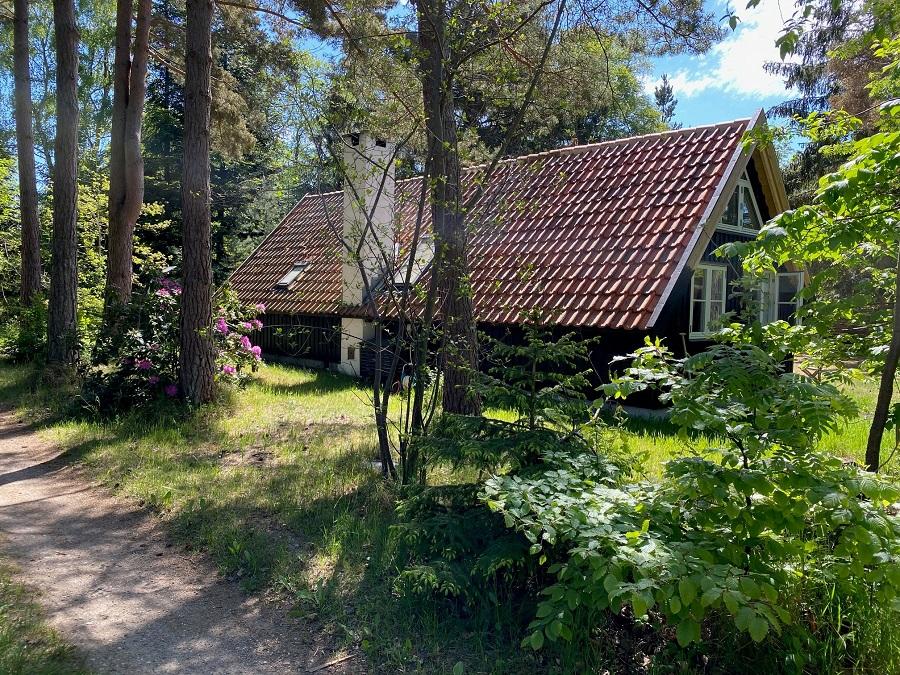 Charmantes Holzhaus fr 4-6 Personen auf Naturgrundstck in Asserbo<br>Nahe Wald und Strand