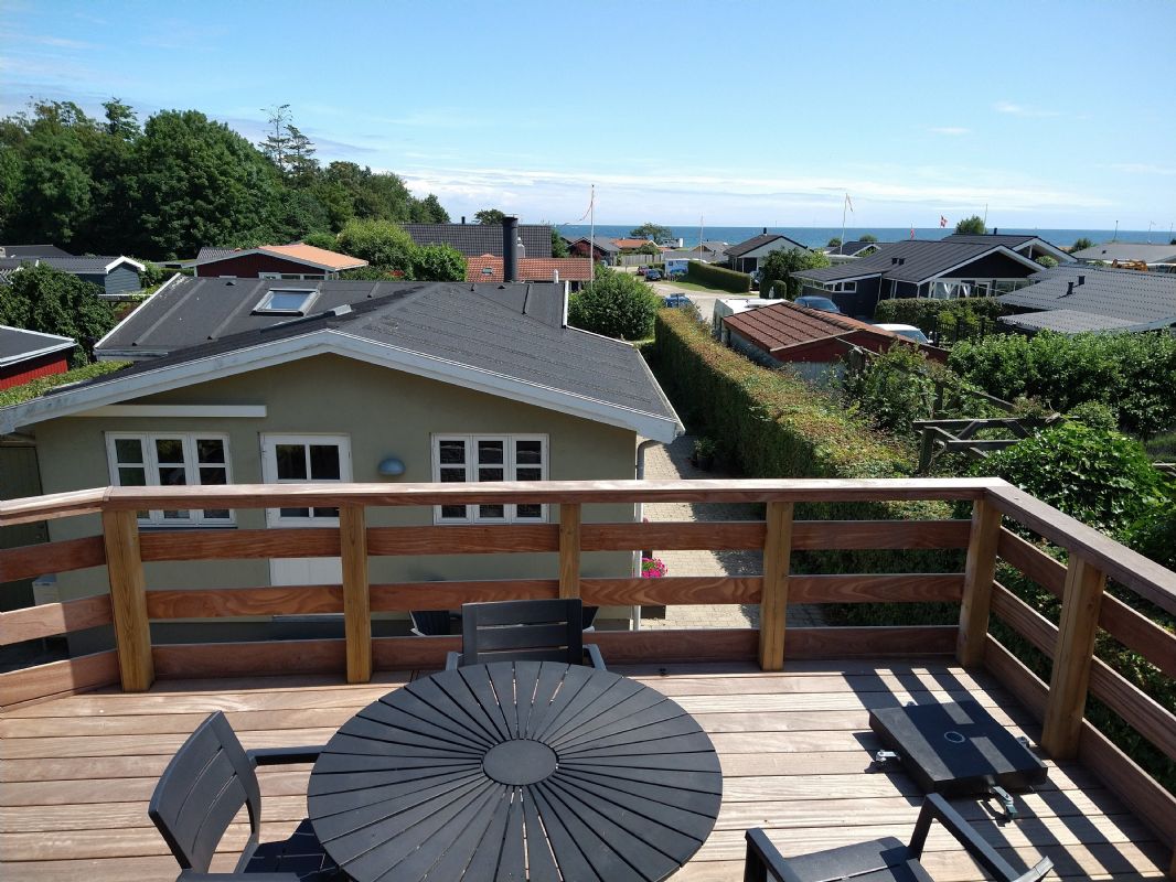 Stor udsigts terrasse over Storeblt