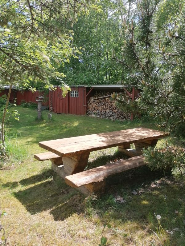 mange sidde, spise og ugenerte solpladser. 